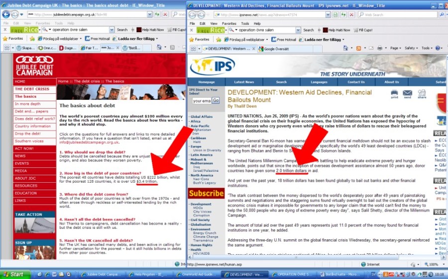 De fattiga ger oss mer än vi ger dem De fattiga ger oss mer än vi ger dem