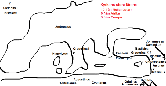 kyrkans stora lärare detaljerad